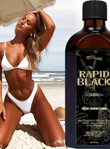 KissICON 1 Bottle Levin Rapid Black Tanning Oil Deep