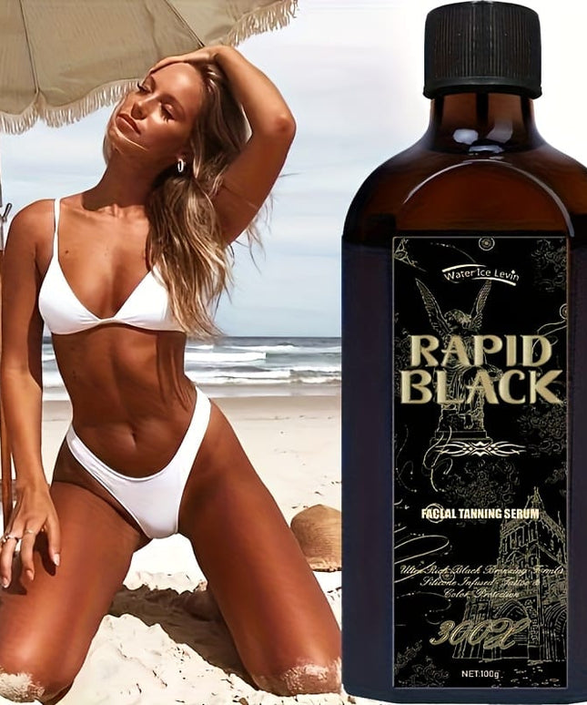 KissICON 1 Bottle Levin Rapid Black Tanning Oil Deep