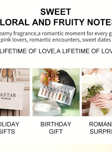 KissICON 1 Box KissIcon Lastar 8pcs Perfume Gift Set Long Lasting