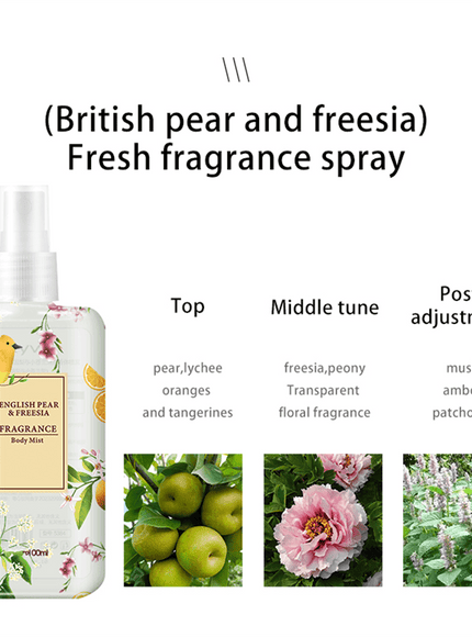 KissICON 1 container Of English Pear And Freesia Exquisite Oriental Floral Eau Toilette Spray