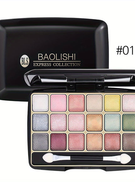 KissICON #1 KissIcon 18 Shades Matte Eyeshadow Palette - Lasting