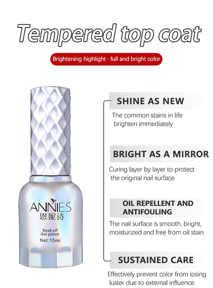 KissICON 1 KissIcon Annies Top Coat Gel - Ultra Bright
