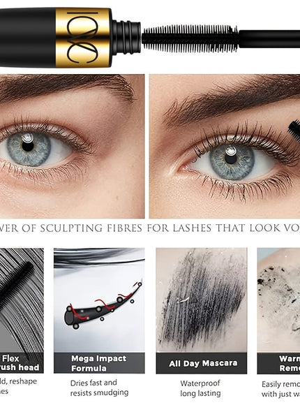 KissICON 1 Mascara Luxe Black Mascara Allday Wear Full