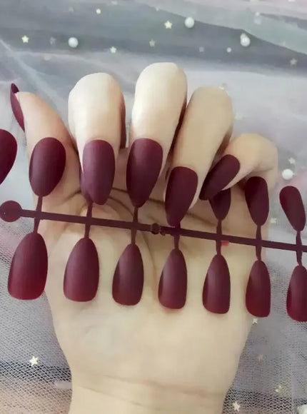 KissICON 1 Matte Press On Fake Nails 24Pcs Full Cover