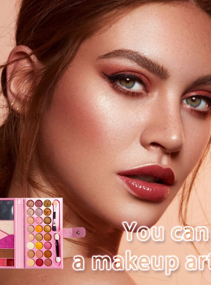 KissICON 1 PALETTE 24color Full Face Travel Makeup Kit Gift Set