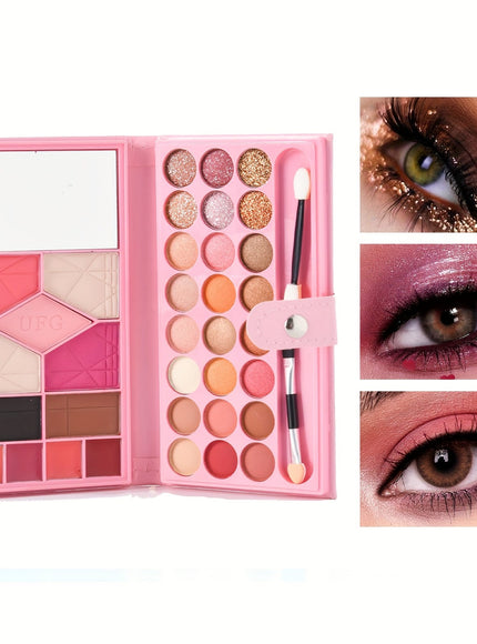 KissICON 1 PALETTE 24color Full Face Travel Makeup Kit Gift Set