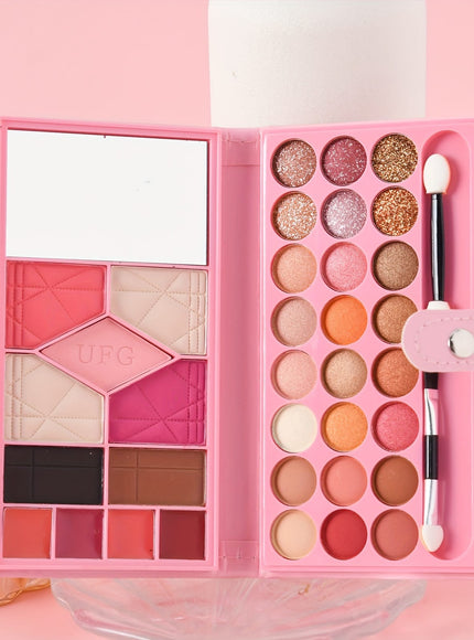 KissICON 1 PALETTE 24color Full Face Travel Makeup Kit Gift Set