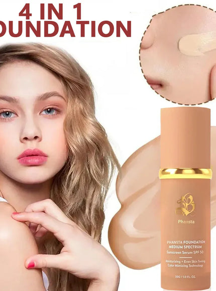 KissICON 1 PC KissIcon 4 In 1 Foundation SPF50 Concealer -