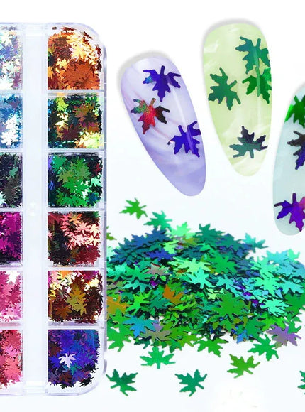 KissICON 1 pcs  B KissIcon Nail Art DIY Kit - Glitter Stickers
