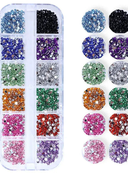 KissICON 1 pcs KissIcon Nail Art DIY Kit - Glitter Stickers