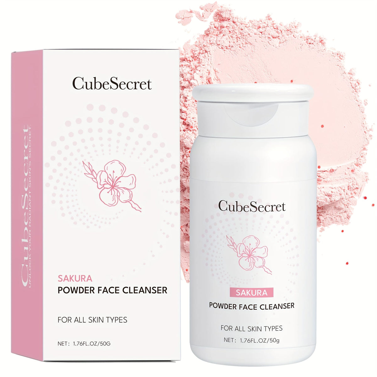 KissICON 1 Sakura Enzyme Cleanser Brightens Hydrates Refines