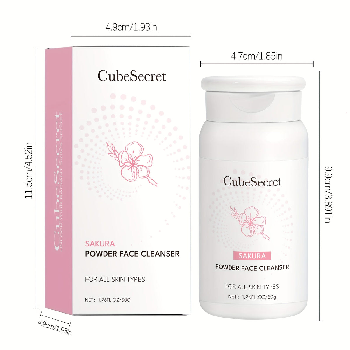 KissICON 1 Sakura Enzyme Cleanser Brightens Hydrates Refines