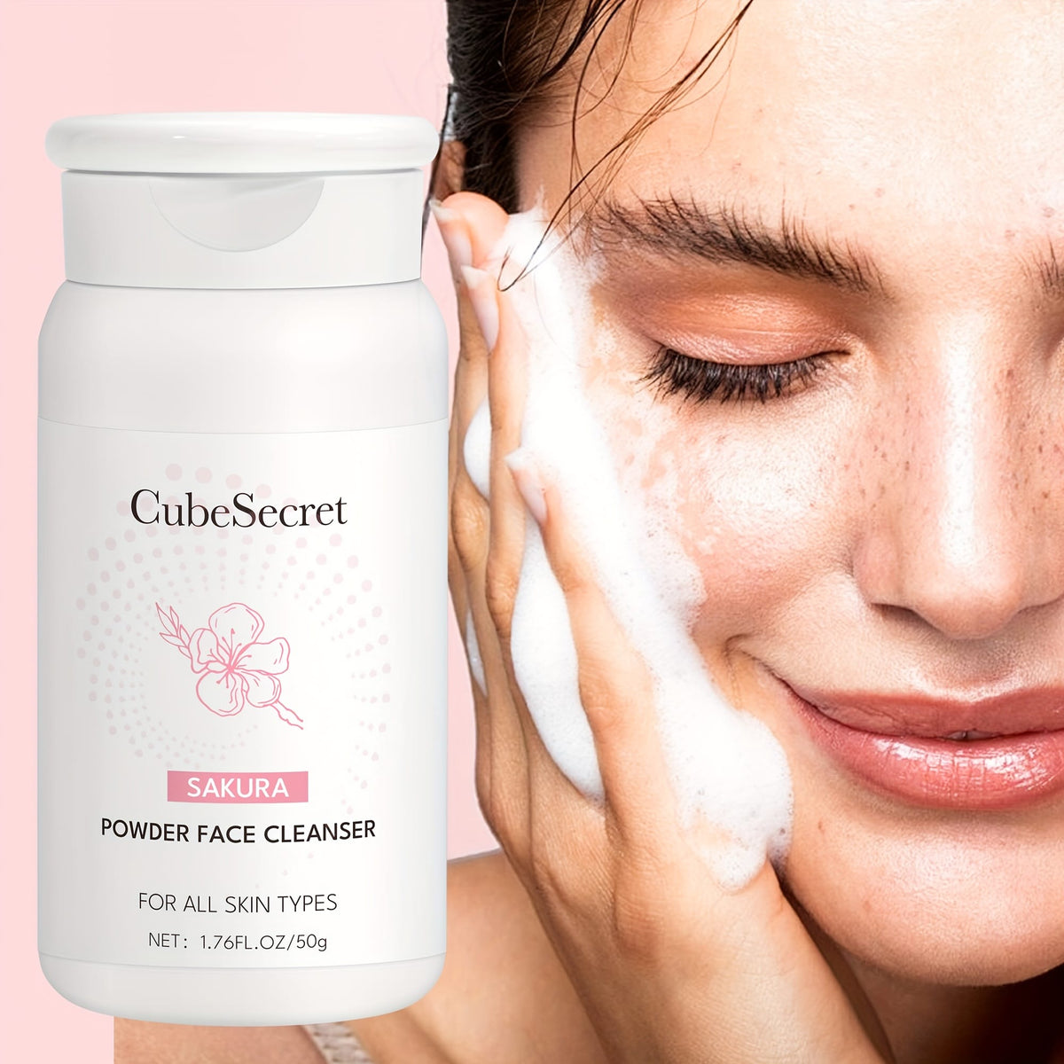 KissICON 1 Sakura Enzyme Cleanser Brightens Hydrates Refines