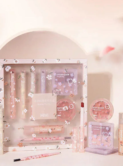 KissICON 1 set KissIcon Flower Makeup Set Valentine Gift - Long-Lasting