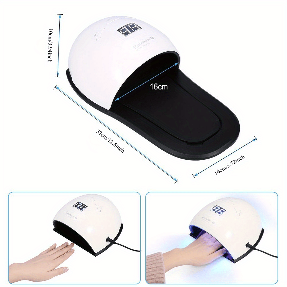 KissICON 1 Set KissIcon LED Nail Polish Blow Dry Lamp -