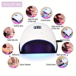 KissICON 1 Set KissIcon LED Nail Polish Blow Dry Lamp -
