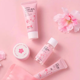 KissICON 1 set KissIcon Sakura Set Cleanser Serum Toner SPF -