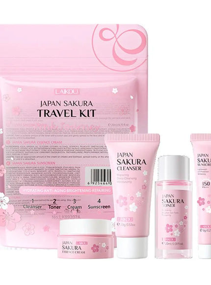 KissICON 1 set KissIcon Sakura Set Cleanser Serum Toner SPF -