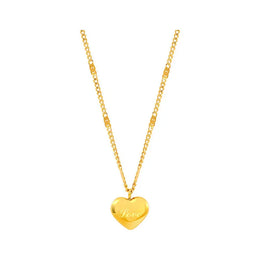 KissICON 1 Summer Style Stainless Steel Love Necklace Clavicle Chain 18K Gold Color Necklace For Women Fashion Jewelry Gift