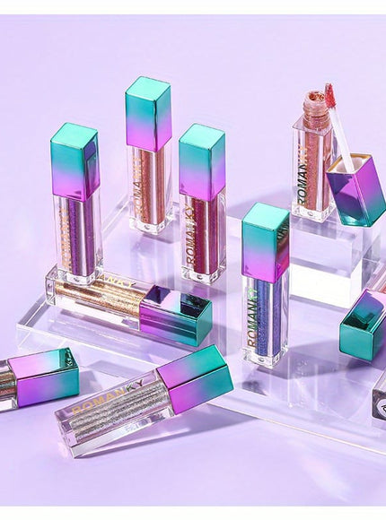KissICON 10-Colors Eyeshadow Set 10color Glitter Liquid Eyeshadow Set – Gift