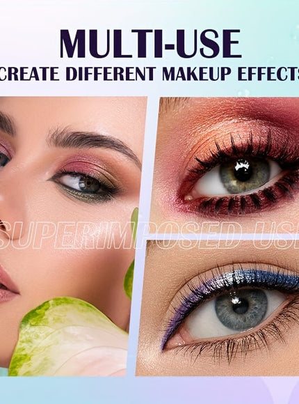 KissICON 10-Colors Eyeshadow Set 10color Glitter Liquid Eyeshadow Set – Gift