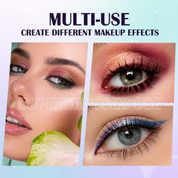 KissICON 10-Colors Eyeshadow Set 10color Glitter Liquid Eyeshadow Set – Gift
