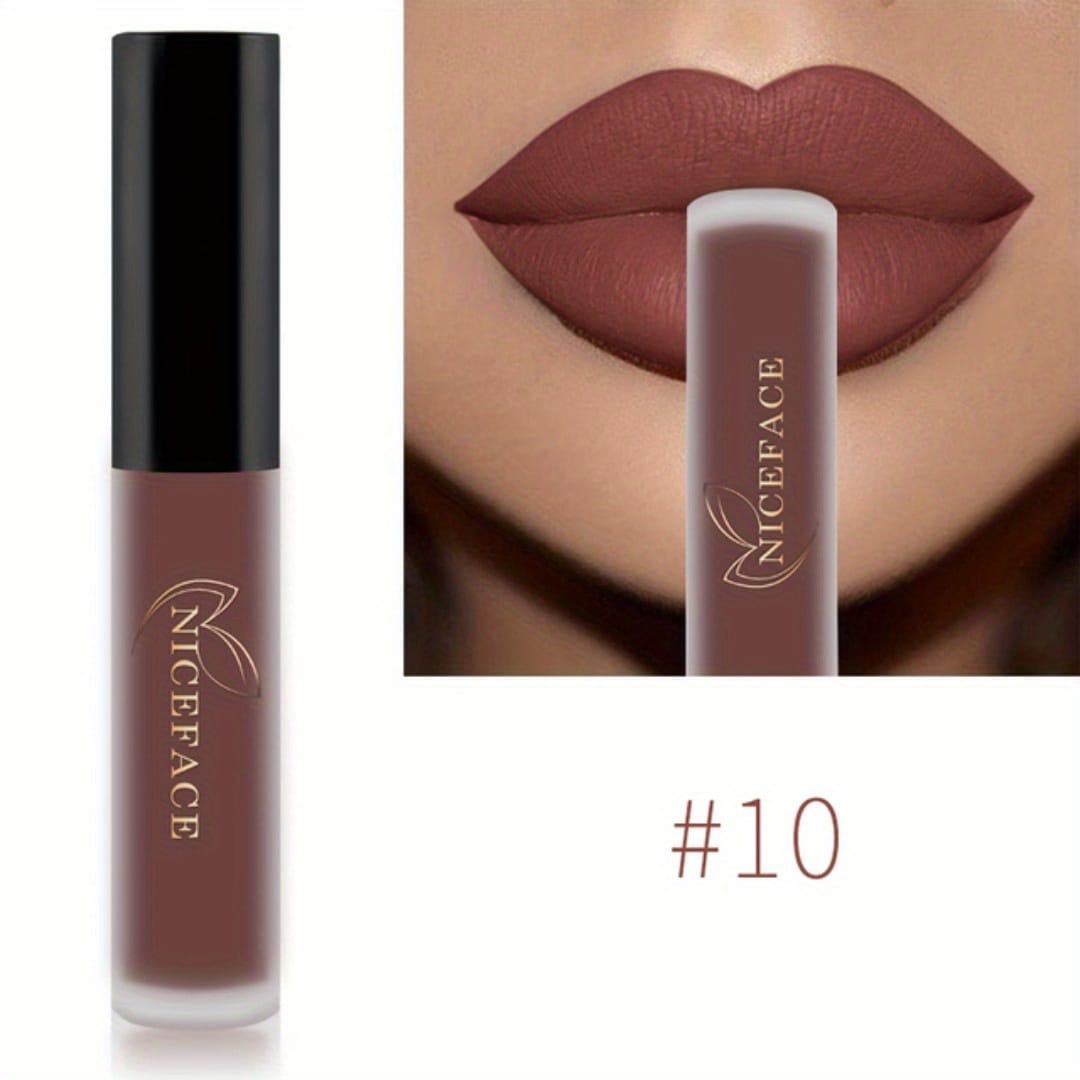 KissICON 10# KissIcon 20 Colors Matte Lip Glaze - Smudge