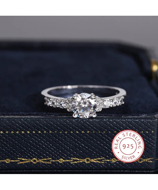 KissICON 10 KissIcon 925 Silver Plated Zircon Ring - Classic Shine
