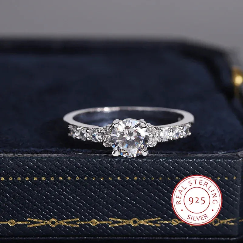 KissICON 10 KissIcon 925 Silver Plated Zircon Ring - Classic Shine