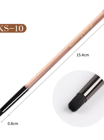 KissICON 10 KissIcon Acrylic Nail Art Brush Set - Professional