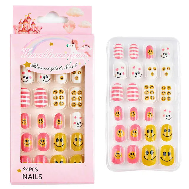 KissICON 10 KissIcon Children Press On Nails - 24 Pcs