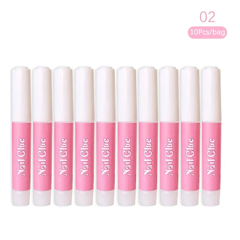 KissICON 10 KissIcon Nail Glue Set For False Nails -