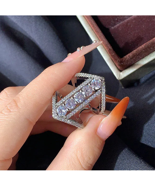 KissICON 10 KissIcon New Stylish Finger Ring - Zirconia Luxury