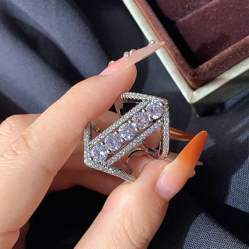 KissICON 10 KissIcon New Stylish Finger Ring - Zirconia Luxury