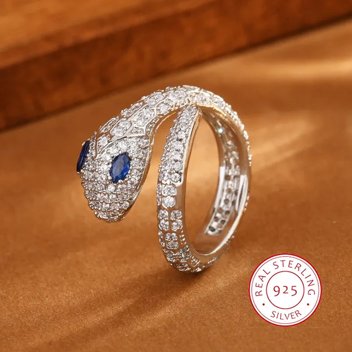 KissIcon Serpent Adjustable Ring - Open Band Boho Style