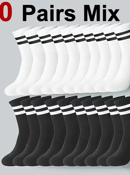 KissICON 10 Pairs Mix / China Mainland / One Size Breathable AutumnWinter MidTube Sport Socks 1020 Pairs