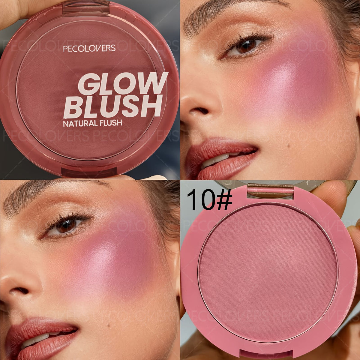 KissICON 10 Pecolovers Soft Matte Gradient Blush Palette