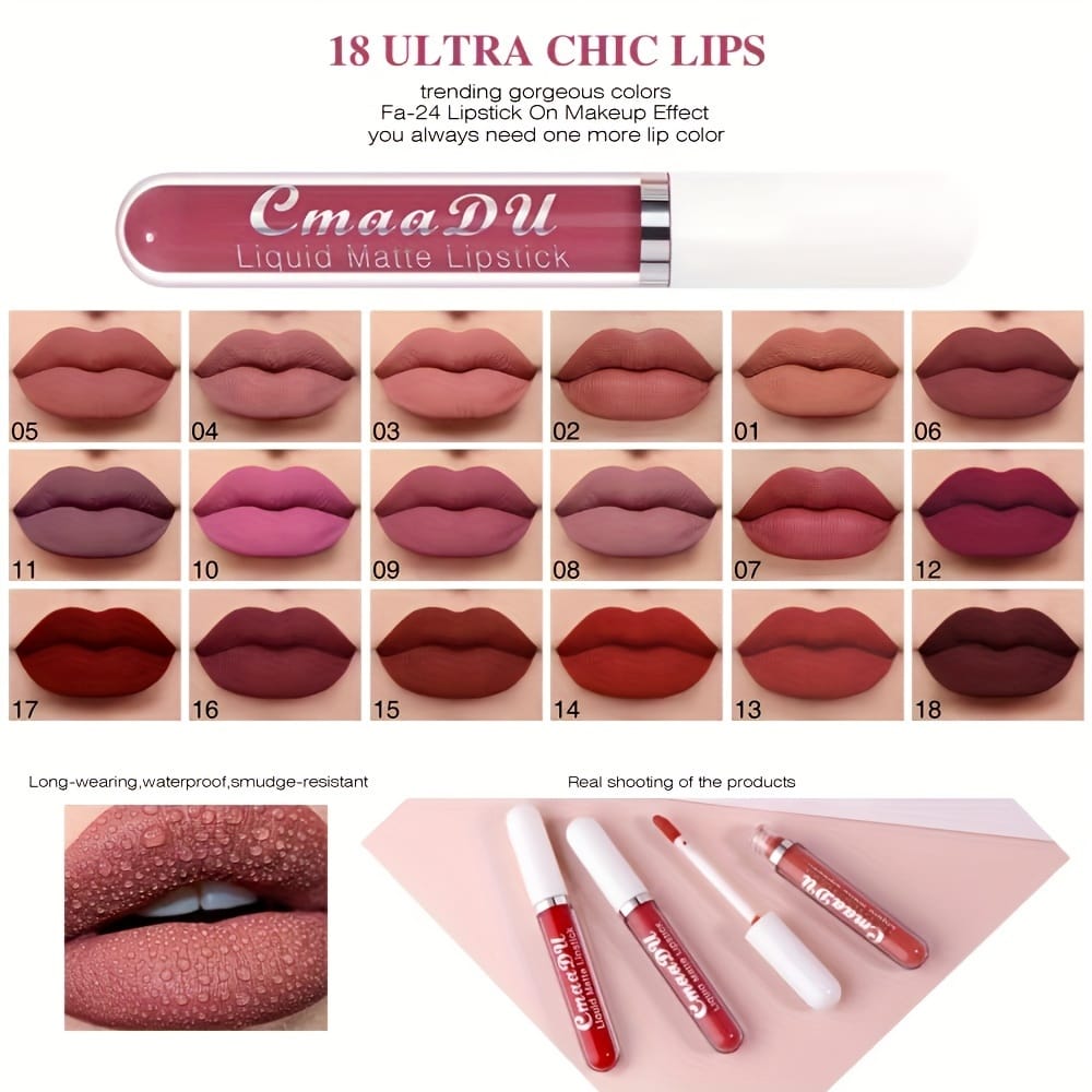 KissICON 10 Piece Set Complete Beginner Makeup Gift Set – Eyes Lips Face