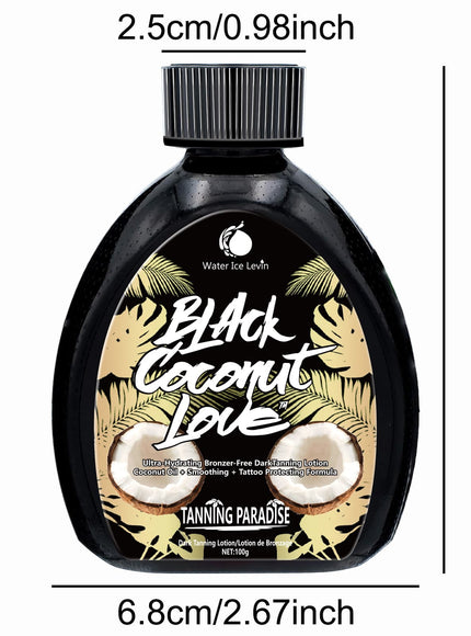 KissICON 100g Black Cocoa Love Bronze Moisturize Unscented
