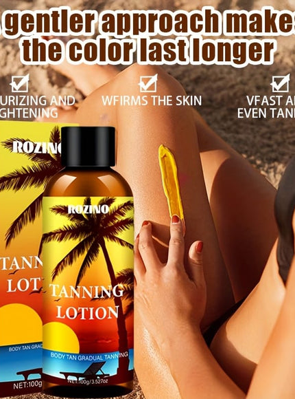 KissICON 100g Fast Sunless Tan Cream Natural Bronze