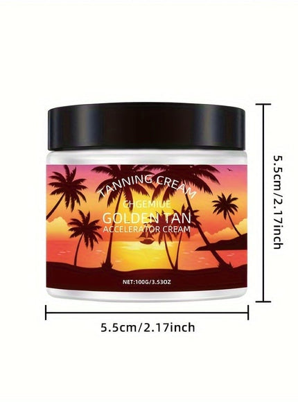 KissICON 100g Glow Sunfree Tan Brighten All Skin