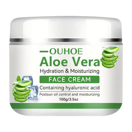 KissICON 100g OUHOE Aloe Vera Cream - Deep Hydration With