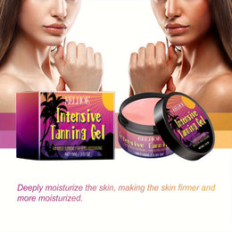KissICON 100g Peach Glow Tanning Gel Deep Hydration