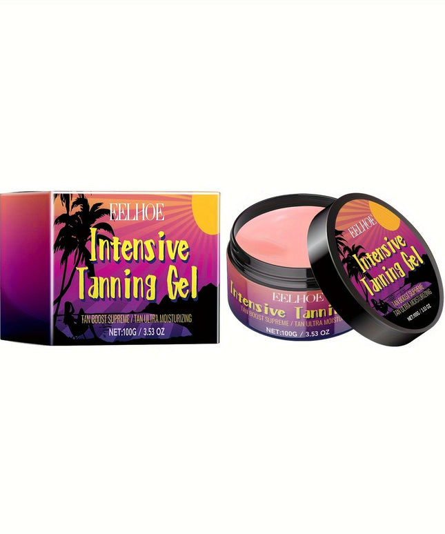 KissICON 100g Peach Glow Tanning Gel Deep Hydration