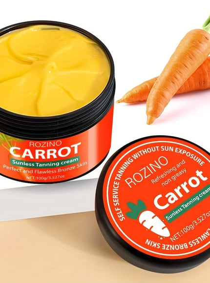 KissICON 100g Rozino Carrot Tanning Cream Sunless Bronze