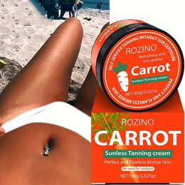 KissICON 100g Rozino Carrot Tanning Cream Sunless Bronze