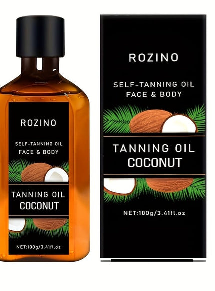 KissICON 100g Rozino Coconut Oil Sunless Tanner Natural