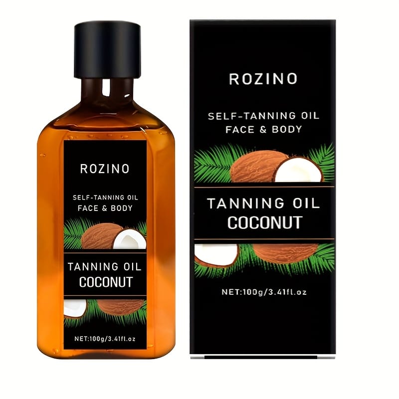KissICON 100g Rozino Coconut Oil Sunless Tanner Natural