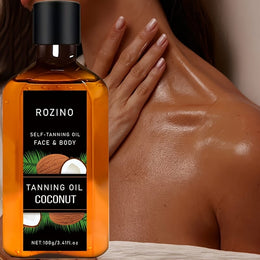 KissICON 100g Rozino Coconut Oil Sunless Tanner Natural