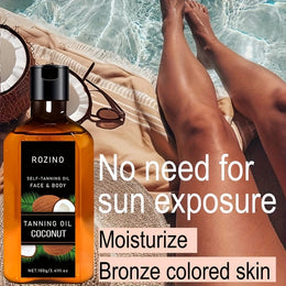 KissICON 100g Rozino Coconut Oil Sunless Tanner Natural